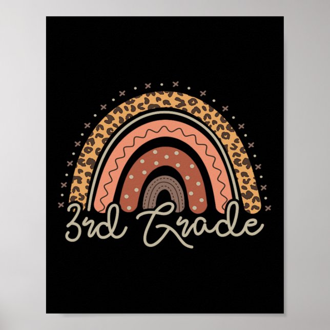 Affiche Premier jour de l'école 3e année de retour à l'éco (Devant)