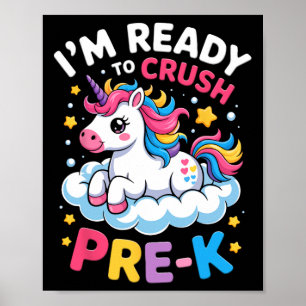 Affiche Premier Jour De Maternelle Je Suis Prêt À Ecraser