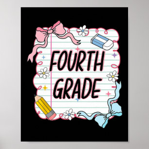 Affiche Premier Jour D'école Fillette Coquette1