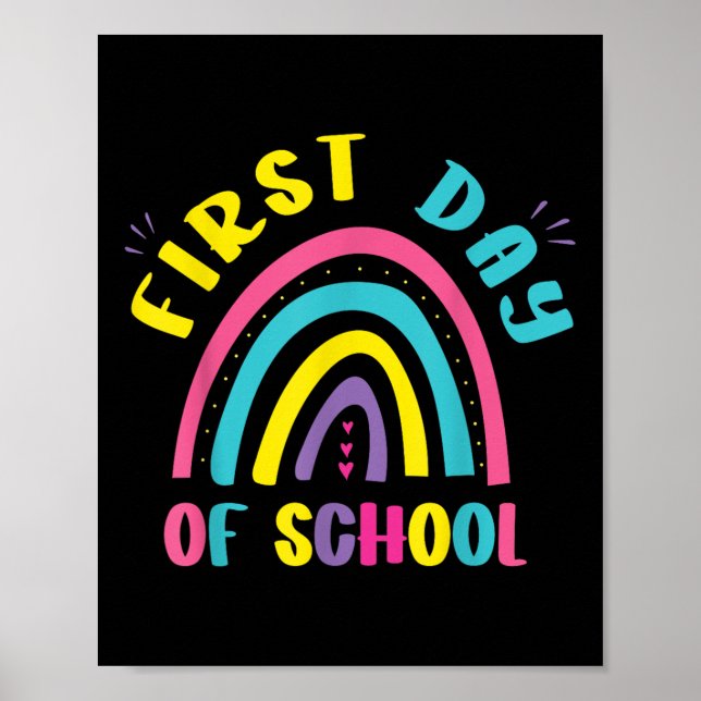 Affiche Premier Jour D'école Maternelle Pré-Maternelle Pré (Devant)
