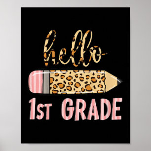 Affiche Premier jour d'école pour les filles, retour à l'é