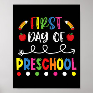 Affiche Premier Jour D'Enseignement Préscolaire Retour À L