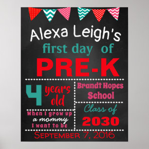 Affiche Premier jour du panneau de signalisation de l'écol