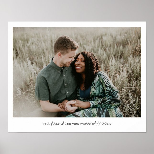 Affiche Premier mariage Noël 1 photo (Devant)