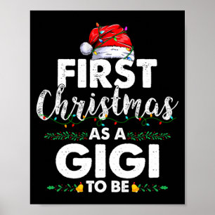 Affiche Premier Noël drôle en tant que Gigi à être Nouvell