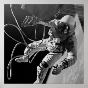 Affiche Premier Spacewalk américain (Gémeaux 4)