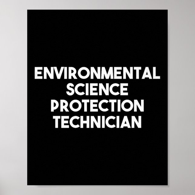 Affiche Premier technicien en protection des sciences de l (Devant)