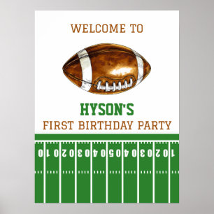 Affiche Première année   Football 1er anniversaire