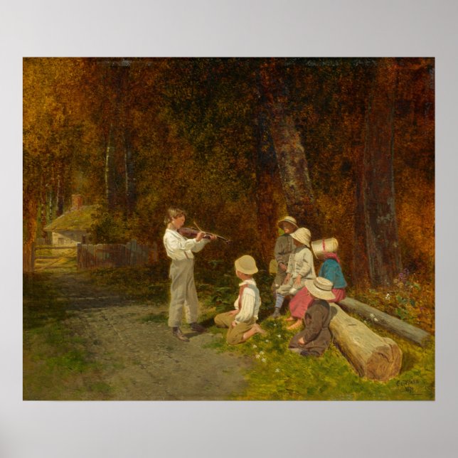 Affiche Première apparition en public - Charles Ward Fine  (Devant)
