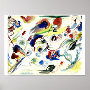Affiche Première aquarelle abstraite par Wassily Kandinsky