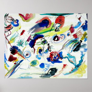 Affiche Première aquarelle Abstraite par Wassily Kandinsky