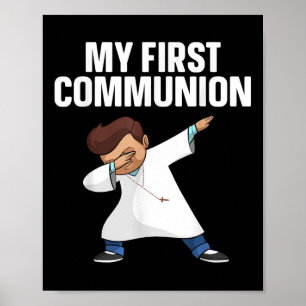 Affiche Première Communion Art Pour Garçons Filles Enfants