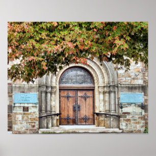 Affiche Première copie de Plymouth mA d'église paroissiale