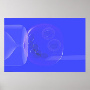 Affiche Première étape du clonage humain