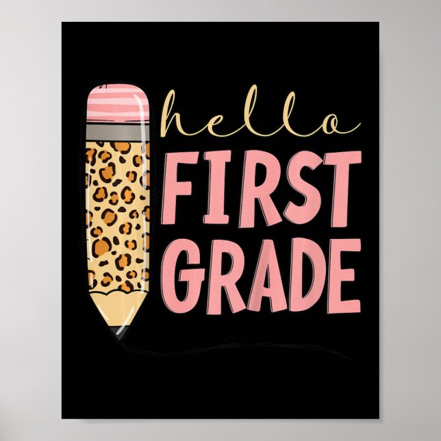 Affiche Première journée d'école des filles à l'école En E (Devant)