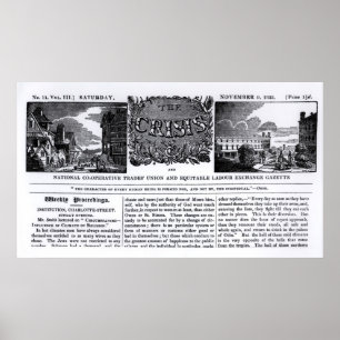 Affiche Première page des "métiers coopératifs nationaux"