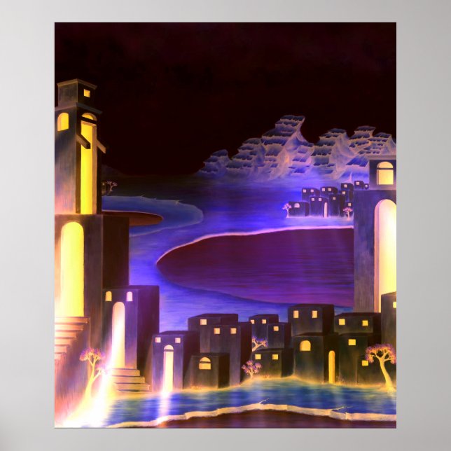 Affiche "Première révélation" - mystérieux art mystérieux (Devant)