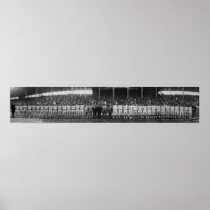 Affiche Première série mondiale colorée équipes, jeu 1, 19