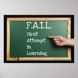 Affiche Première tentative d'apprentissage (affiche)