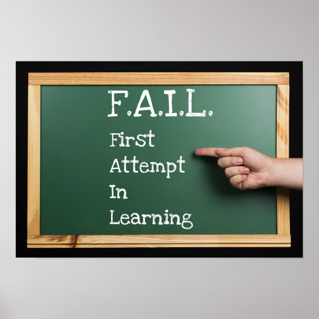 Affiche Première tentative d'apprentissage (affiche) (Devant)