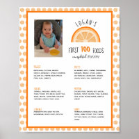 Premières 100 aliments Boy Baby Weaning