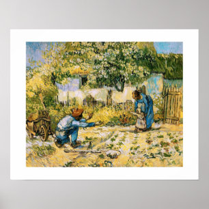 Affiche "Premières étapes" par la copie de beaux-arts de