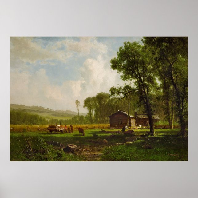 Affiche Premiers colons (1861) (Devant)