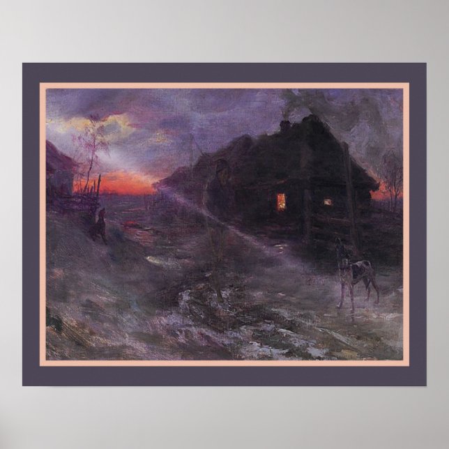 Affiche "Premonition" by Henryk Weyssenhoff ca.1893 (Devant)