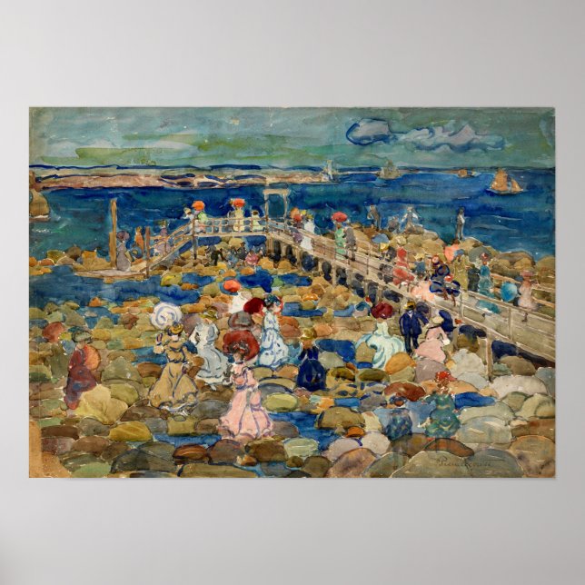 Affiche Prendergast - Basse Marée Beechmont (Devant)