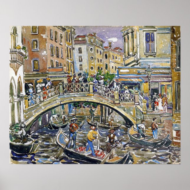 Affiche Prendergast - Canal 1912 (Devant)