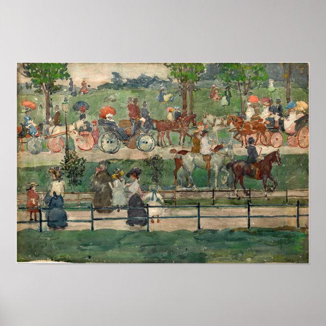 Affiche Prendergast - Central Park (Devant)