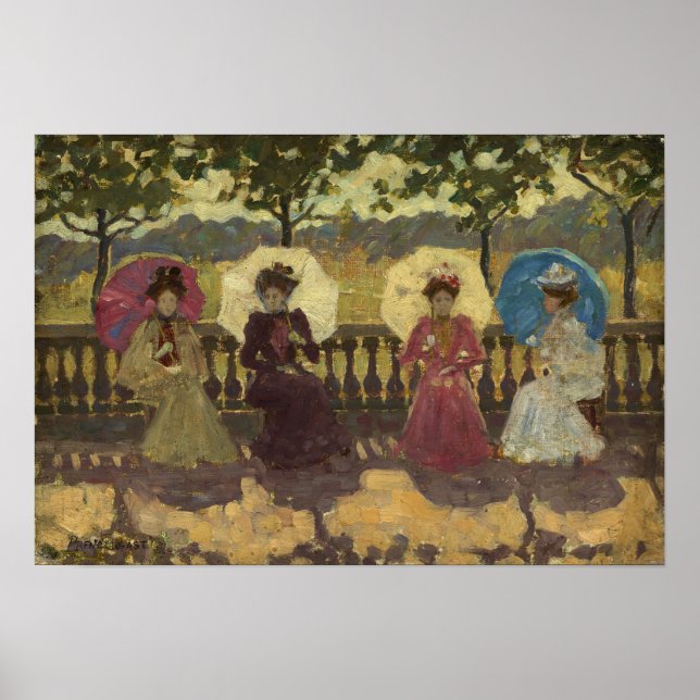 Affiche Prendergast - Dans Le Parc Paris (Devant)