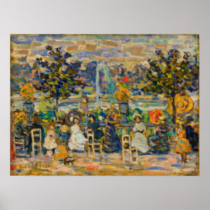 Affiche Prendergast - Dans les jardins du Luxembourg