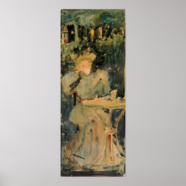 Affiche Prendergast - Femme Boire Thé 1893 (Devant)