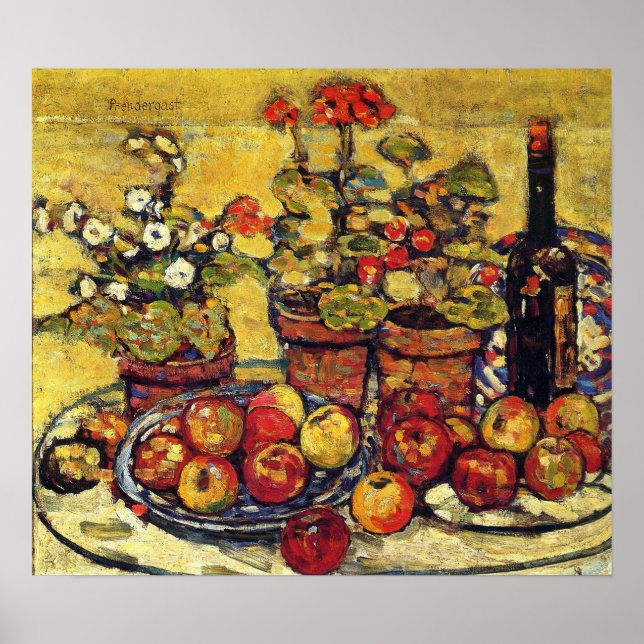 Affiche Prendergast - Fruit Et Fleurs 1913 (Devant)