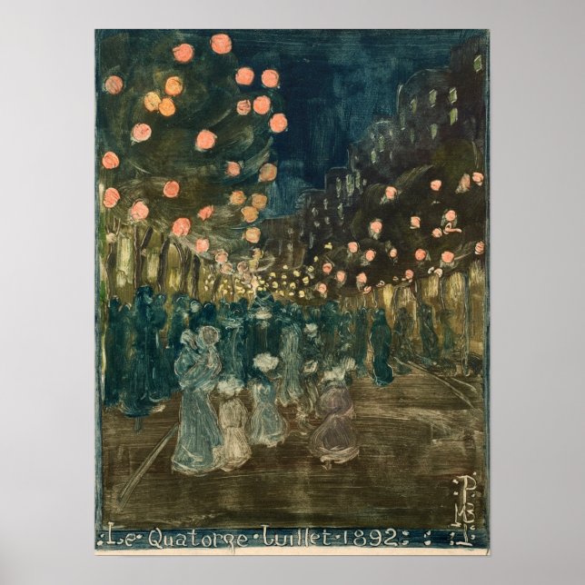 Affiche Prendergast - Jour de la Bastille (Devant)