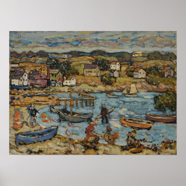 Affiche Prendergast - Marblehead Harbour (Devant)