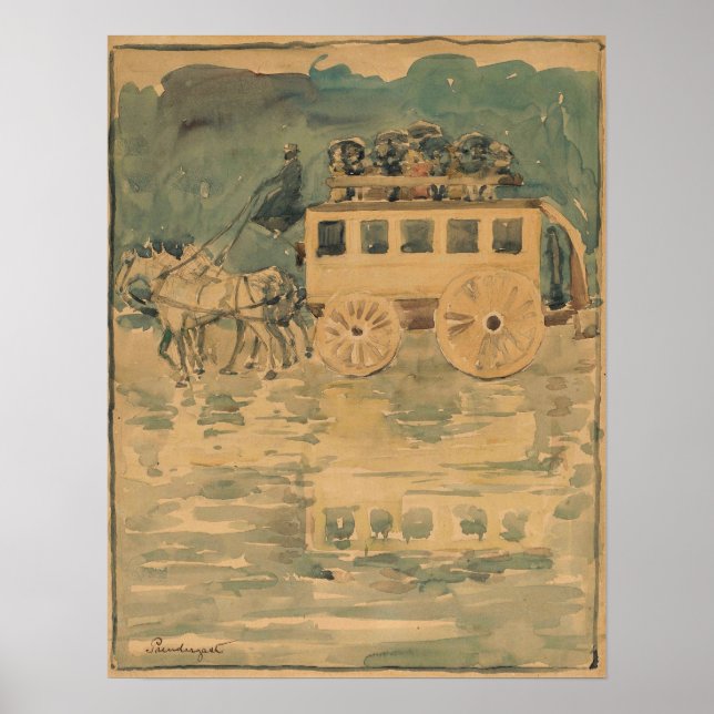 Affiche Prendergast - Parisian Omnibus 1893 (Devant)