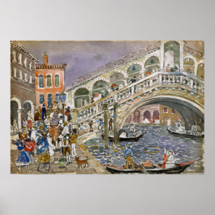 Affiche Prendergast - Pont Rialto
