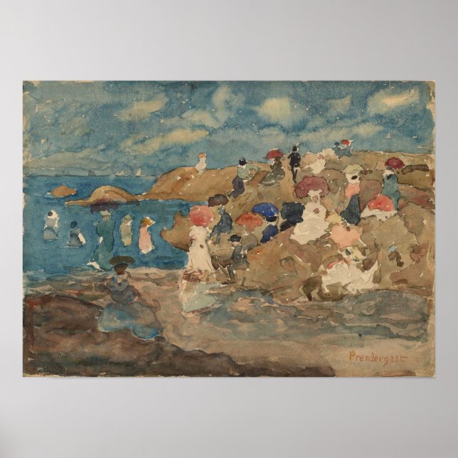 Affiche Prendergast - Revere Beach (Devant)