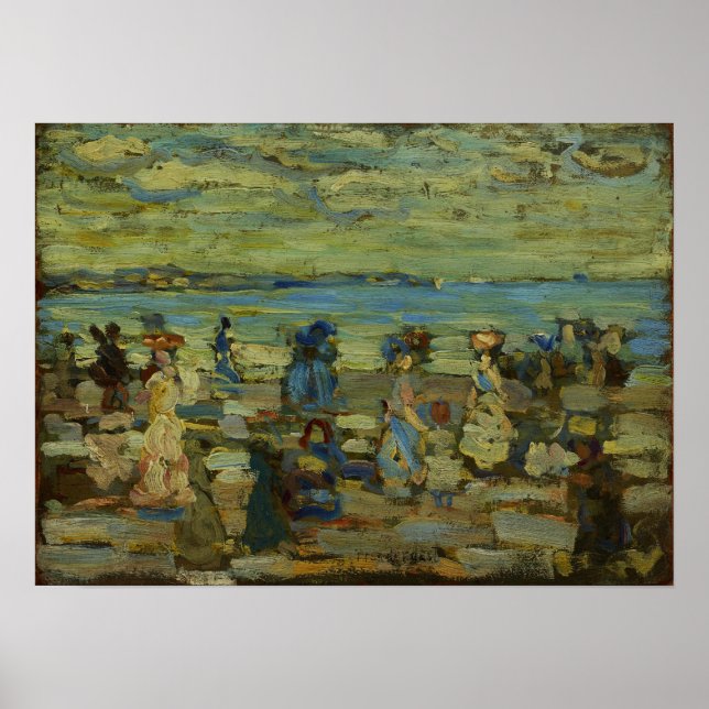 Affiche Prendergast - Scène de plage (Devant)