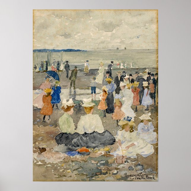 Affiche Prendergast - Sur la plage (Devant)