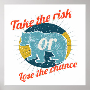 Affiche Prendre des risques