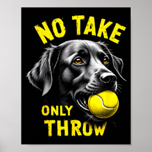Affiche Prendre joli seulement jeter drôle de tennis berge