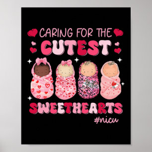 Affiche Prendre soin des plus mignons amours Infirmière en