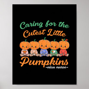 Affiche Prendre soin du plus mignon petit citrouille infir