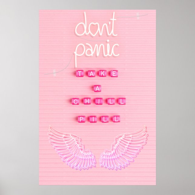 Affiche Prendre Une Pilule De Refroidissement (Devant)