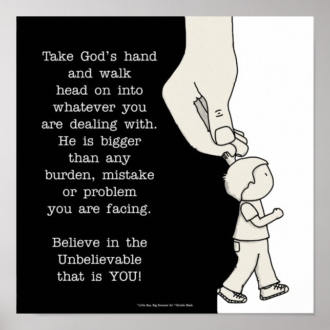 Affiche Prends la main de Dieu (Devant)