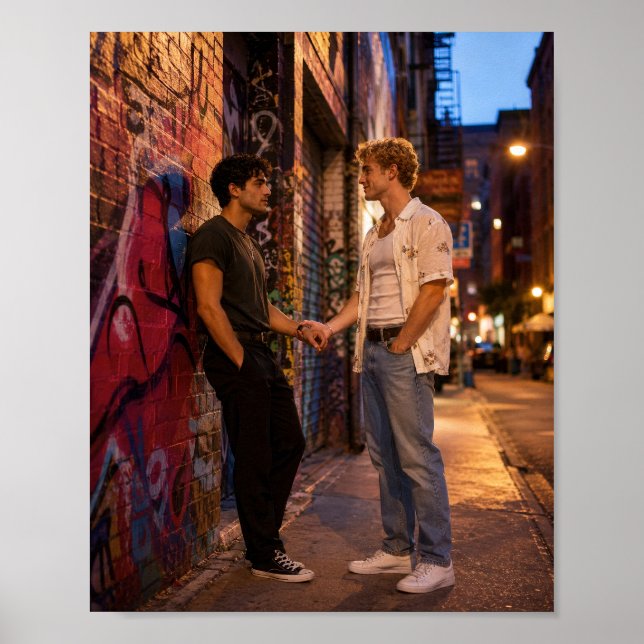Affiche Prends ma main | Projet d'art gay (Devant)