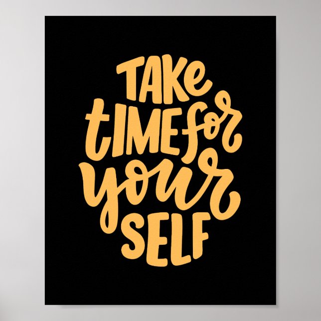 Affiche Prenez Le Temps De Vous Inspirer. (Devant)